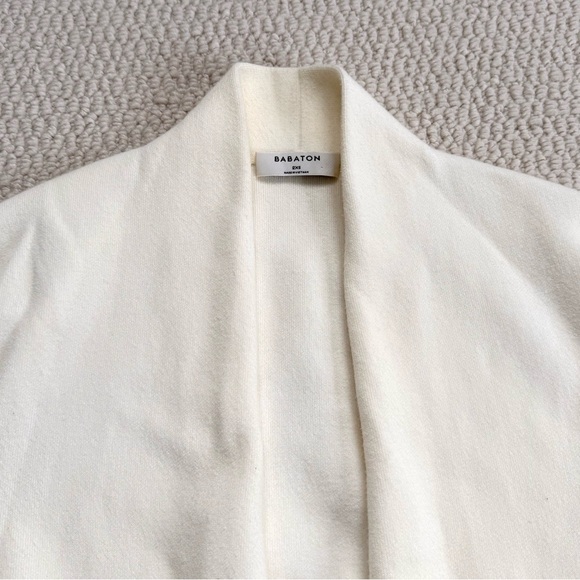 Babaton Ty Long Cardigan in Light Birch - Picture 11 of 13